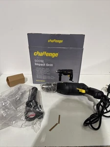 Taladro de impacto con cable Challenge - 500 W, color negro, longitud de cable 2 m - Imagen 1 de 3