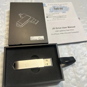 Unità flash USB JDTDC 128 GB per iPad, iPad Air, iPad Pro, trasferimento foto iPhone - Foto 1 di 6