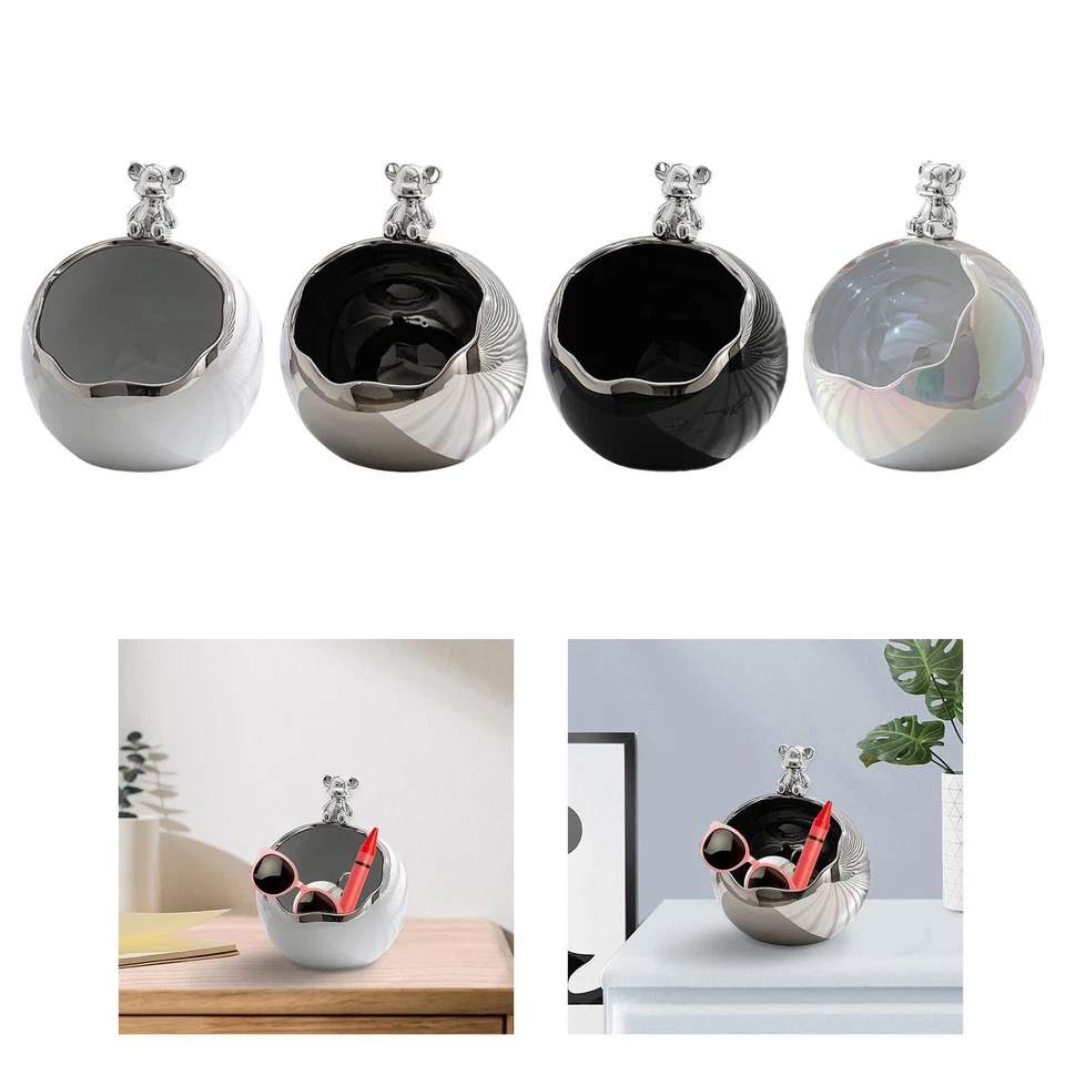 Orso Figurine Storage Box Candy Storage Box per camera da letto Home Living - Immagine 1 di 1
