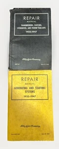 Lot Of 2 Old 1932/1947 Ford Motor Company Repair Manuals Shop Book Trans Clutch - Bild 1 von 14