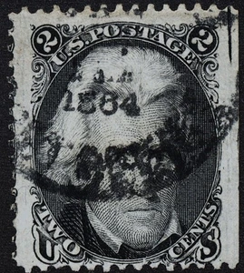 U.S. Classic #73 F/VF 2 cent Black Jack HUGE  '23 CV $45 - Picture 1 of 2