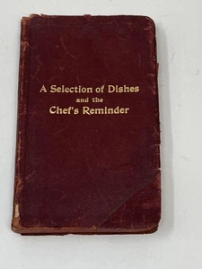 Charles Fellows / SELECTION OF DISHES AND THE CHEF'S REMINDER HIGH-CLASS 1904 - Picture 1 of 5