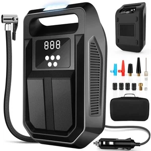 Tire Inflator Portable Air Compressor Tire Air Pump for Car Tires - Car Acces... - Picture 1 of 6