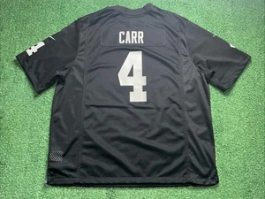 Maglia calcio Derek Carr Las Vegas Raiders Nike On Field Home taglia XXXL - Foto 1 di 6