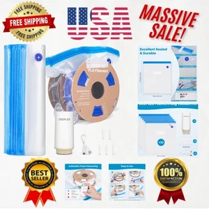 Bolsas de almacenamiento de filamento para impresora 3D de 30 piezas con bomba eléctrica y clips de sellado - Imagen 1 de 9