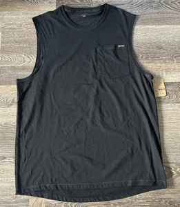 Brahma Muscle Tee Tank Top feuchtigkeitsableitend Fronttasche Herren schwarz XL 46-48 - Bild 1 von 5