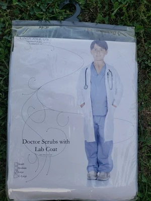 Nuevo disfraz de Halloween para niños con abrigo de laboratorio Foto 1 de 4