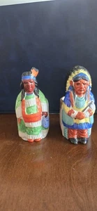 Vintage Native American Succulent Pot Trading Post Era Hand Painted Ceramic - Picture 1 of 3