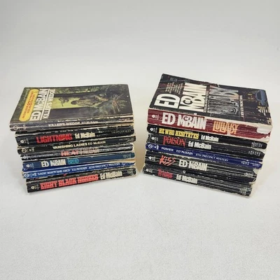 Ed McBain Lot of 13 Paperback Books 87th Precinct Mystery Series Vintage Poison — 第 1/4 张图片