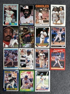 Eddie Murray 1981-1996 Baseball Karten Lot! 15x Karten Orioles Dodgers HOF - Bild 1 von 2