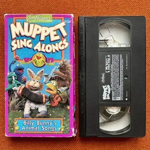 Vintage 1993 Billy Bunny’s Animal Songs Muppet Sing Along VHS-Kassette GETESTET - Bild 1 von 15
