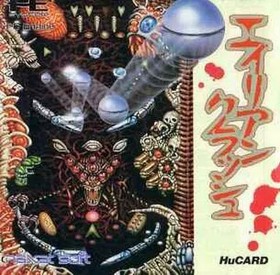 PC Engine Hu Card Software Alien Crash