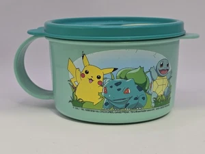 2000 Pokémon Tupperware Microwavable 16 oz Soup Mug & Vented Lid Y2K - Picture 1 of 10