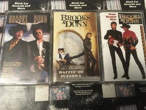 Brooks & Dunn Brand New Man Hard Workin' Waitin' On Sundown NM tested tapes - Picture 1 of 2