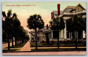Jacksonville Florida West Ashley Street Postcard - Picture 1 of 2