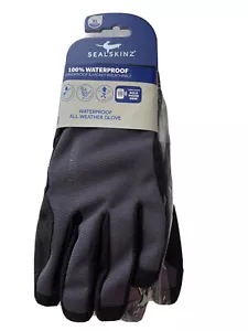 Sealskinz Waterproof All Weather Insulated Gloves Gray Black Size XL - Picture 1 of 9