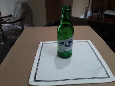 Botella de cerveza Rolling Rock 7 OZ vidrio verde Brewing Company publicidad vintage Foto 1 de 4