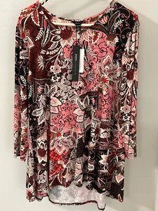 Top túnica floral introductorio nuevo con etiquetas para mujer - grande - Imagen 1 de 7