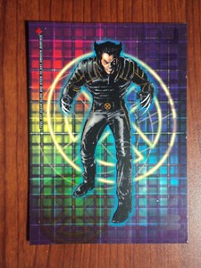 2000 X-MEN THE MOVIE - CLEAR CLING CARD # CL6   WOLVERINE