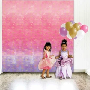 Disney Princess Party Supplies Once Upon A Time Photo Backdrop Wall Decoration - Picture 1 of 1