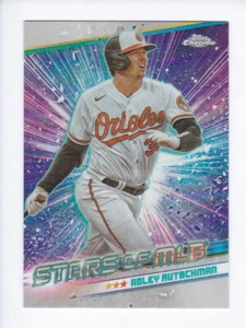 2024 Topps Series 1 #CSMLB-22 ADLEY RUTSCHMAN Orioles CHROME Stars of MLB Insert - Bild 1 von 2