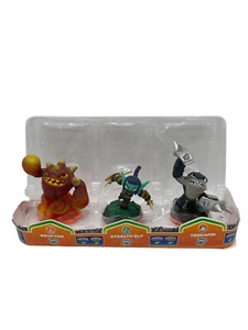 Pack de 3 figuras Eruptor Steath Elf Terrafin Skylanders Giants - Imagen 1 de 7
