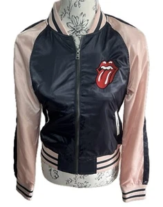 Tommy Hilfiger 2016 Rolling Stones Limited Edition Satin Bomber Jacket New XS - Picture 1 of 20