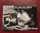 Bob Dylan Rare   Music On Vinyl postcard