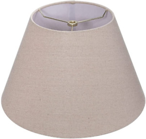 Medium Lamp Shade, Barrel Fabric Lampshade for Table Lamp and Floor Light,7X13X7