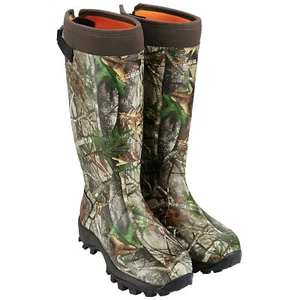 HISEA Men's Rain Boots Waterproof Insulated Hunting Boots Snow Mud Working Boots - Picture 1 of 50