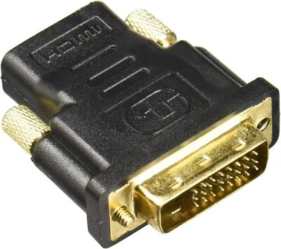 Rocstor Y10C126-B1 HD Video Autio Female to DVI-D Male Adapter Black Retail - Image 1 of 3