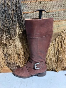 Fossil Boots Mens Knee High Tall Riding Heels FFW4176210 Size 7 - Picture 1 of 8