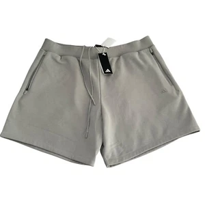 Adidas One FL Short Basketball Fleece Shorts Unisex XLarge Metal Grey NEW IA3426 - Picture 1 of 5