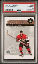 2002-03 Upper Deck Young Guns #443 Jason Spezza - PSA 10 GEM MINT RC