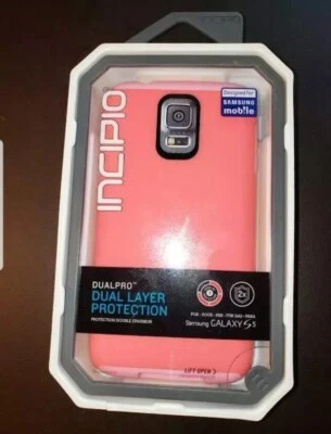 NEW Incipio Dual Pro Series Protective Case Cover for Samsung Galaxy S5 - Pink Foto 1 de 2