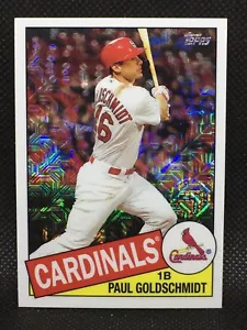 2020 Topps Chrome Paul Goldschmidt 1985 Silver Packs #85C-38 St Louis Cardinals - Picture 1 of 2