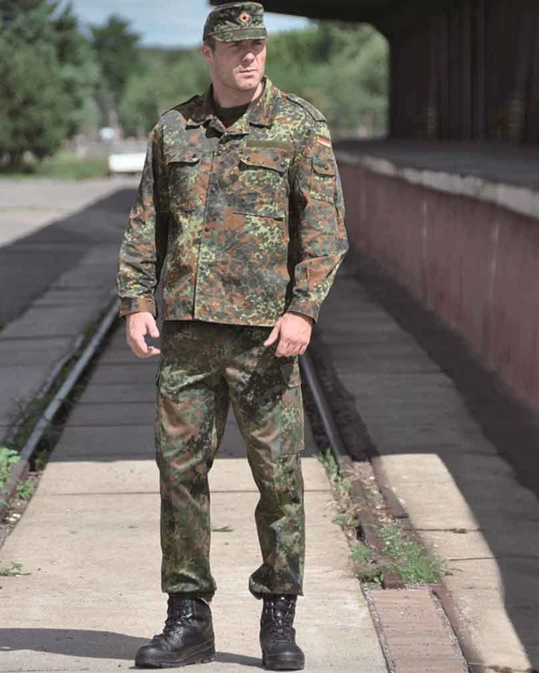 BW Feldhose schwer flecktarn, Camping, Outdoor, Military -NEU-