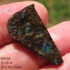 Boulder Opal Rough 21.35 Tcw 100% Natural Australian Queensland Gemstone N3539