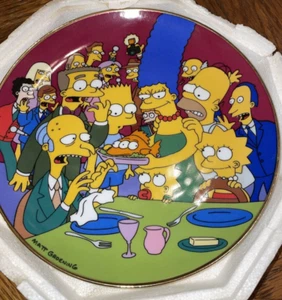 Franklin Mint Three Eyed Fish Collectible The Simpsons Decorate Plate-new - Picture 1 of 10
