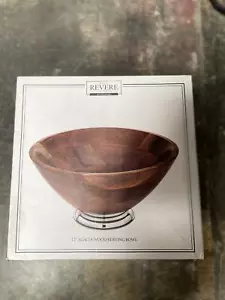 "Centro de mesa para ensaladas utensilios de comida madera Revere de Godinger - 12" - Imagen 1 de 2