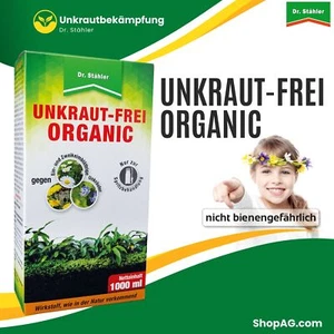 Unkraut-Frei ORGANIC 1Liter glyphosatfrei Unkraut EX Totalherbizid - Bild 1 von 5