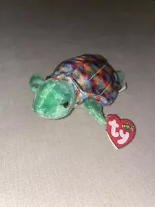 Ty Beanie Baby Zoom The Turtle Soft Toy Animal Plush Multi Colour Tags 2001  - Picture 1 of 1
