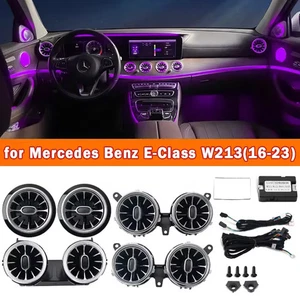 64 Farben LED Lüftungsschlitze für Mercedes Benz W213 E-Klasse RGB Steuerung Ambient Light - Bild 1 von 26