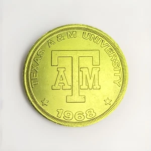 1968 Texas A&M Aggies Football Token Enco Humble Oil 35th Anniversary SWC Coin - Bild 1 von 8