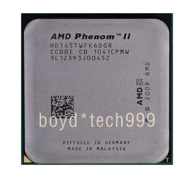 AMD Phenom II Socket AM3 X6-1035T X6-1045T X6-1055T X6-1065T AMD CPU Processor - Image 1 of 4