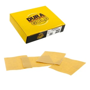 1000 Grit Gold - 1/4 Sheet Hook & Loop Sandpaper Sheets 5.5" x 4.5" - Box of 25 - Picture 1 of 5