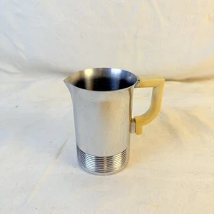 Vintage CHASE USA Crome Art Deco 4" CREAM PITCHER Bakelite Handle - Picture 1 of 7