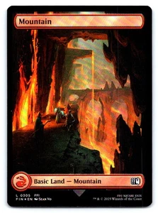 MTG Mountain (0305) L Basic Land — Mountain Foil FINAL FANTASY 305 - Picture 1 of 2