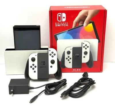 Nintendo Switch –  7 inch OLED Screen 64 GB System Memory - Image 1 of 4