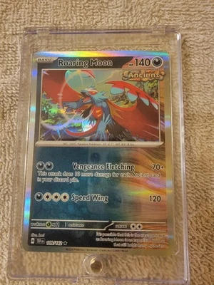 Roaring Moon 140 HP 109/162 Sv05: Temporal Forces Holographic Card (Barely Used) - Image 1 of 4